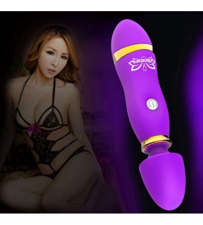 Chastity Devices Safe 12 Speed G-Spot Vibrator Erotic Vagina Clitoris Stimulator Women AV Stick - Rose Red USB Charging - Pin...