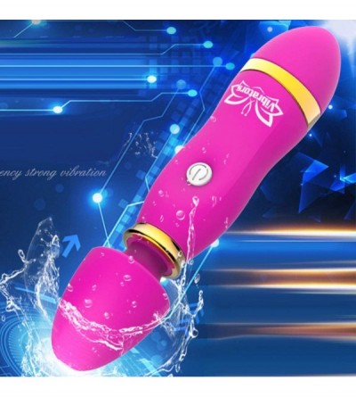 Chastity Devices Safe 12 Speed G-Spot Vibrator Erotic Vagina Clitoris Stimulator Women AV Stick - Rose Red USB Charging - Pin...