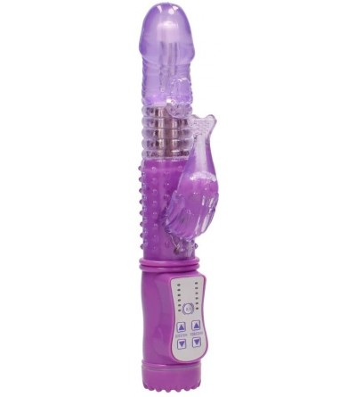 Vibrators Vibrating Dolphin Purple Rabbit Vibrator - CW12N1JWSPN $61.04