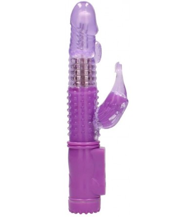 Vibrators Vibrating Dolphin Purple Rabbit Vibrator - CW12N1JWSPN $24.25