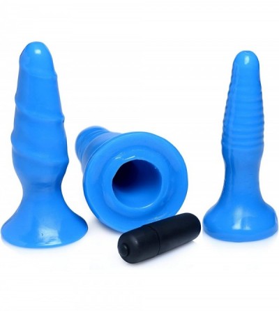 Anal Sex Toys Simply Sweet Plug Trio- Banging Blue - Banging Blue - C618G92UDEH $26.42