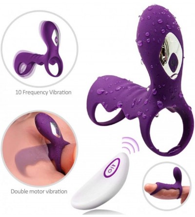 Penis Rings Vibrating Cóck Rings for Men Silicone Anal Plug Pull Beads Soft and Comfortabel Waterproof and Easy to Clean Back...