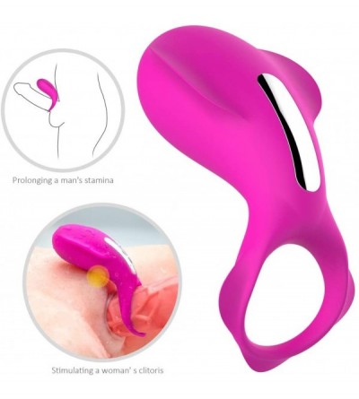 Penis Rings Dual Motor Penis Cock Ring Vibrator- 7 Types of Vaginal Clitoral G-spot Stimulator- Dildo Vibrating Erotic Sex To...