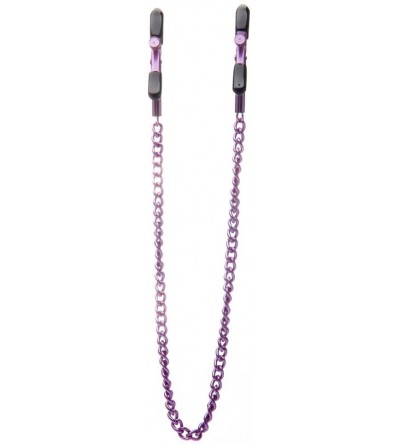 Nipple Toys Adjustable Nipple Clamps- Purple - Purple - CV11O4OWJN1 $32.00