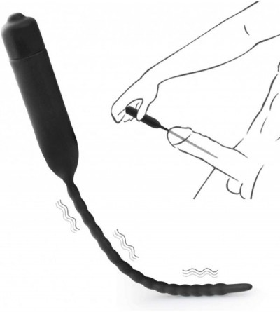 Catheters & Sounds 10 Vibration Modes Penis Plug Urethral Catheters Dilator Vibrator for Men-Male Sex Toys Suitable for Begin...