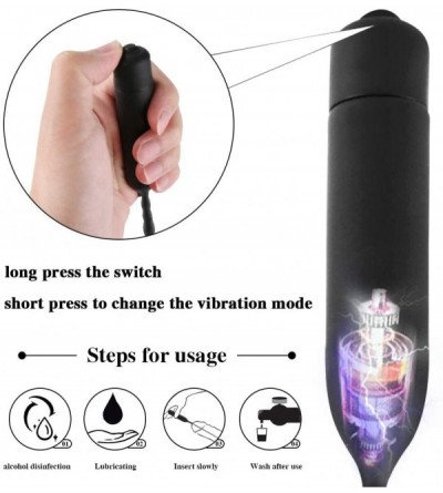 Catheters & Sounds 10 Vibration Modes Penis Plug Urethral Catheters Dilator Vibrator for Men-Male Sex Toys Suitable for Begin...