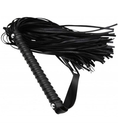 Paddles, Whips & Ticklers SM Leather Short Nail Black Belted Sexy Fun Whip Flirting Fantasy Sex Toys Fetish Hand Paddle Kinky...