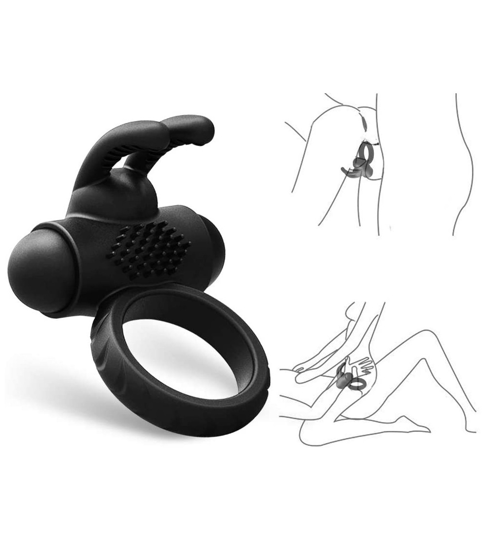 Penis Rings Sexy Underwear for Men Rechargeable Ṿịbrạtịng Cọck Rịng Sịlịcọnẹ Shake Rooster Silicone Massage Ring Cook Ring Re...