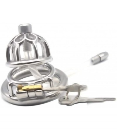 Chastity Devices Male Chastity Lock Cock Cage Devices/Metal Bird Cage/Chastity Belt/Penis Rings 304 Stainless Steel BDSM Bond...