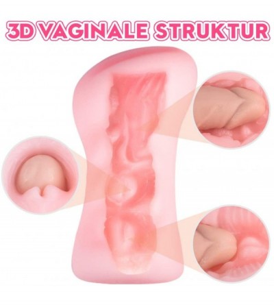 Male Masturbators Male Masturbator Pocket Pussy 3D Realistic Textured Tight Vagina Stroker- Adult Man Masturbation Cup Flexib...