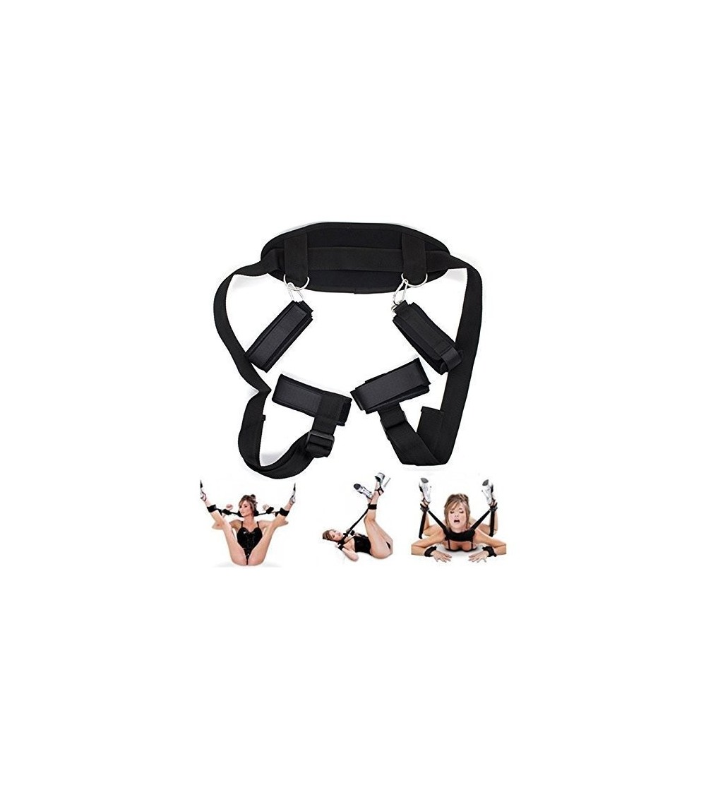 Restraints PU Leather Body Belt Lingerie Harness Double Ring Garter Straps Hip-hop Costumes (c) - CZ18SOO9U5N $14.16