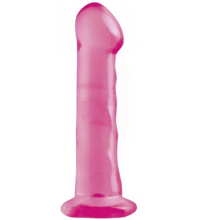 Dildos Rubber Works 6.5-Inch Suction Cup Dong- Pink - C4112Q5IB0Z $27.77