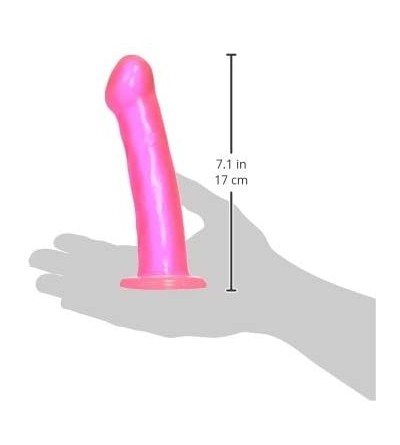 Dildos Rubber Works 6.5-Inch Suction Cup Dong- Pink - C4112Q5IB0Z $13.31