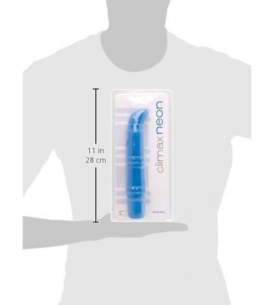 Vibrators Climax Neon Vibrator Waterproof- Electric Blue- 7.5 Inch - Electric Blue - CW11GIYPJA9 $20.18