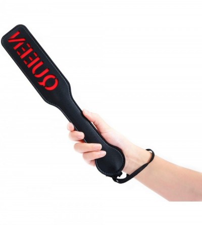 Paddles, Whips & Ticklers 32cm Faux Leather Letter Paddles- 16cm Length Handle- Queen - CX18SM30L4L $11.17