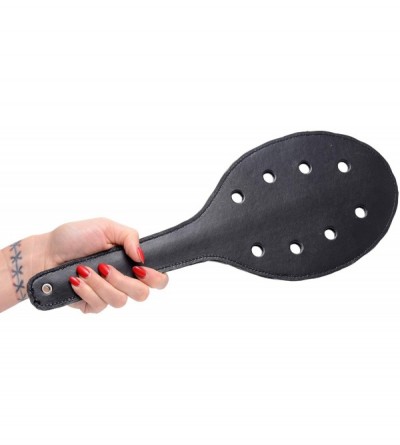 Paddles, Whips & Ticklers Deluxe Rounded Paddle with Holes - CH12NH9U7CQ $34.93