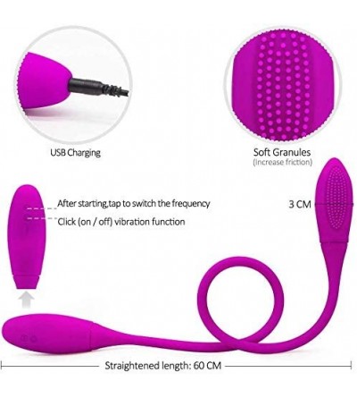 Vibrators G-spot Clitoral Vibrator with Double Head Vibration Function- Anal Nipple Stimulator with Waterproof Function- Dild...
