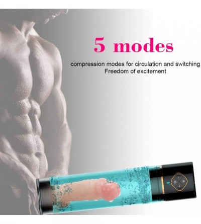 Pumps & Enlargers Penispumps for Men S-TiMu-Lation Enlargement- Electronic Male Enjoying Enhancement Pennǐs Pump Massag with ...