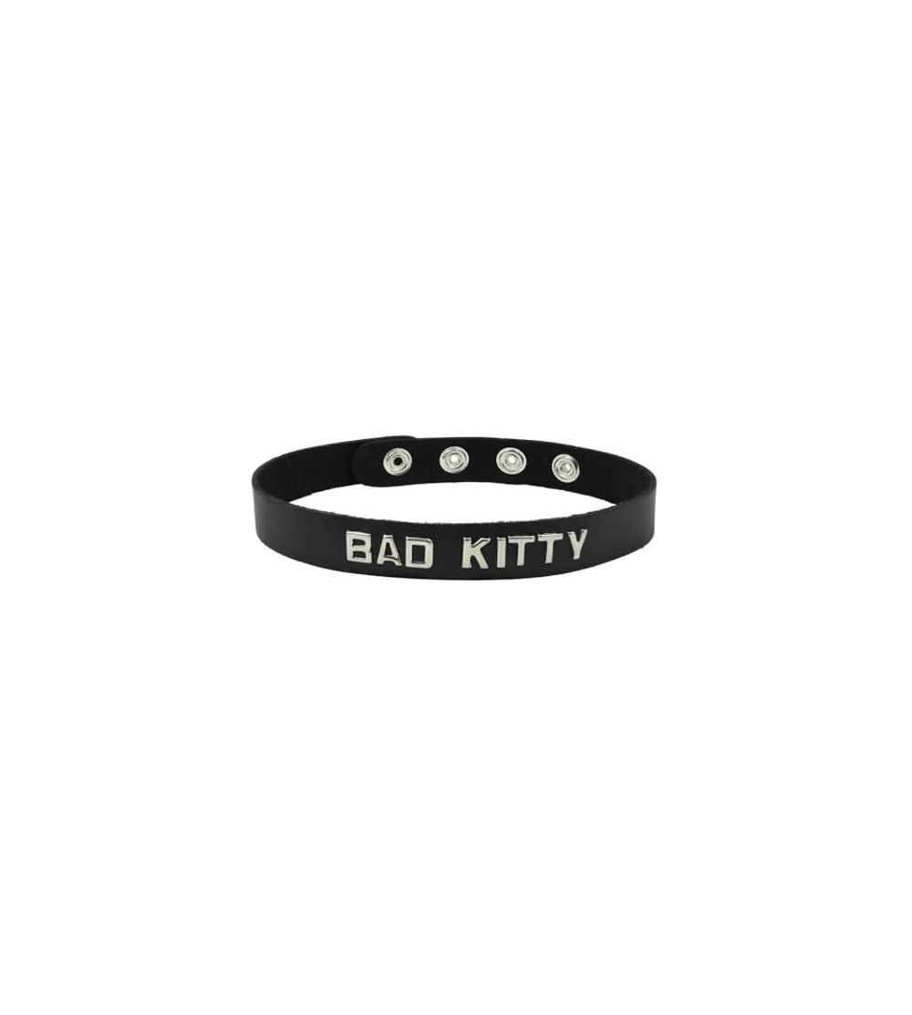 Restraints Wordband Collar- Bad Kitty- Black - CO1121ONMX7 $23.42