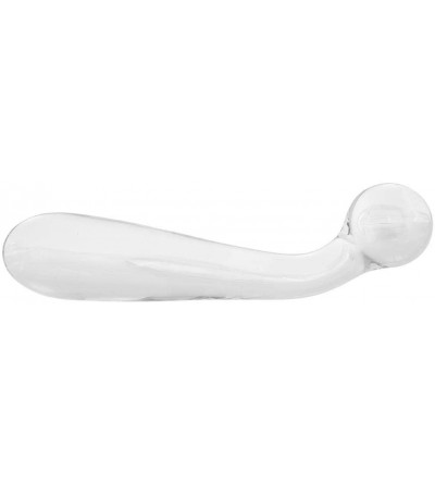 Dildos Crystal Premium Glass G-Spot Wand (Clear) and JO H20 Water Based Lube - CH199AH834G $23.28