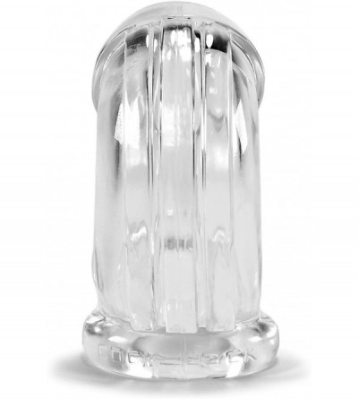 Chastity Devices Cock Lock Chastity Packer Sheath - Clear - Clear - C111PQZQNW5 $33.64
