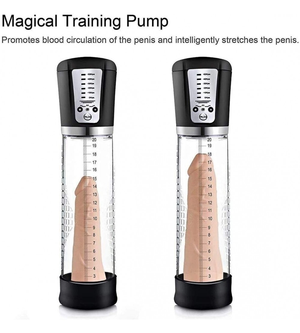 Pumps & Enlargers Comfortable Male Pënnïs Pụmps Enlạrgers- Automatic Pennǐs Stimulạtor for Men Electro Vacuum Pump for Erëcti...