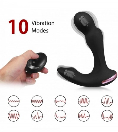 Anal Sex Toys Vibrating Prostate Massager 10 Vibration Modes for Anal Pleasure- Waterproof Anal Vibrator Male Sex Toy Recharg...
