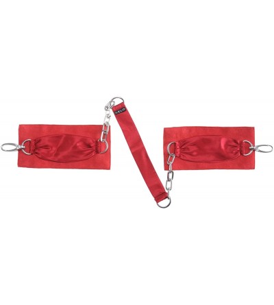 Restraints Sutra Chain Link Cuffs- Red - Red - CX114RKBPJL $36.54