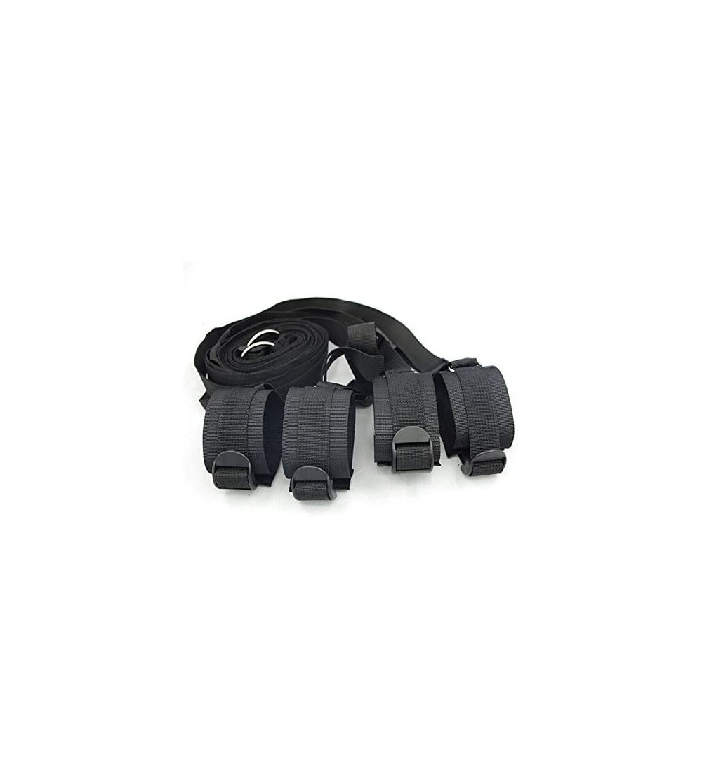 Restraints Under Bed Bondage Restraints- SM Sex Play Kit-With Adjustable Soft Comfortable Handcuffs Cuffs for Wrist Ankle Han...