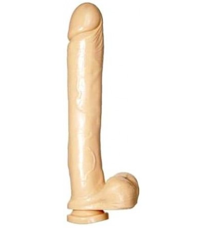 Dildos Dong 14 inch Flesh Dildo with Suction Cup - CZ11C4Q90M9 $74.99