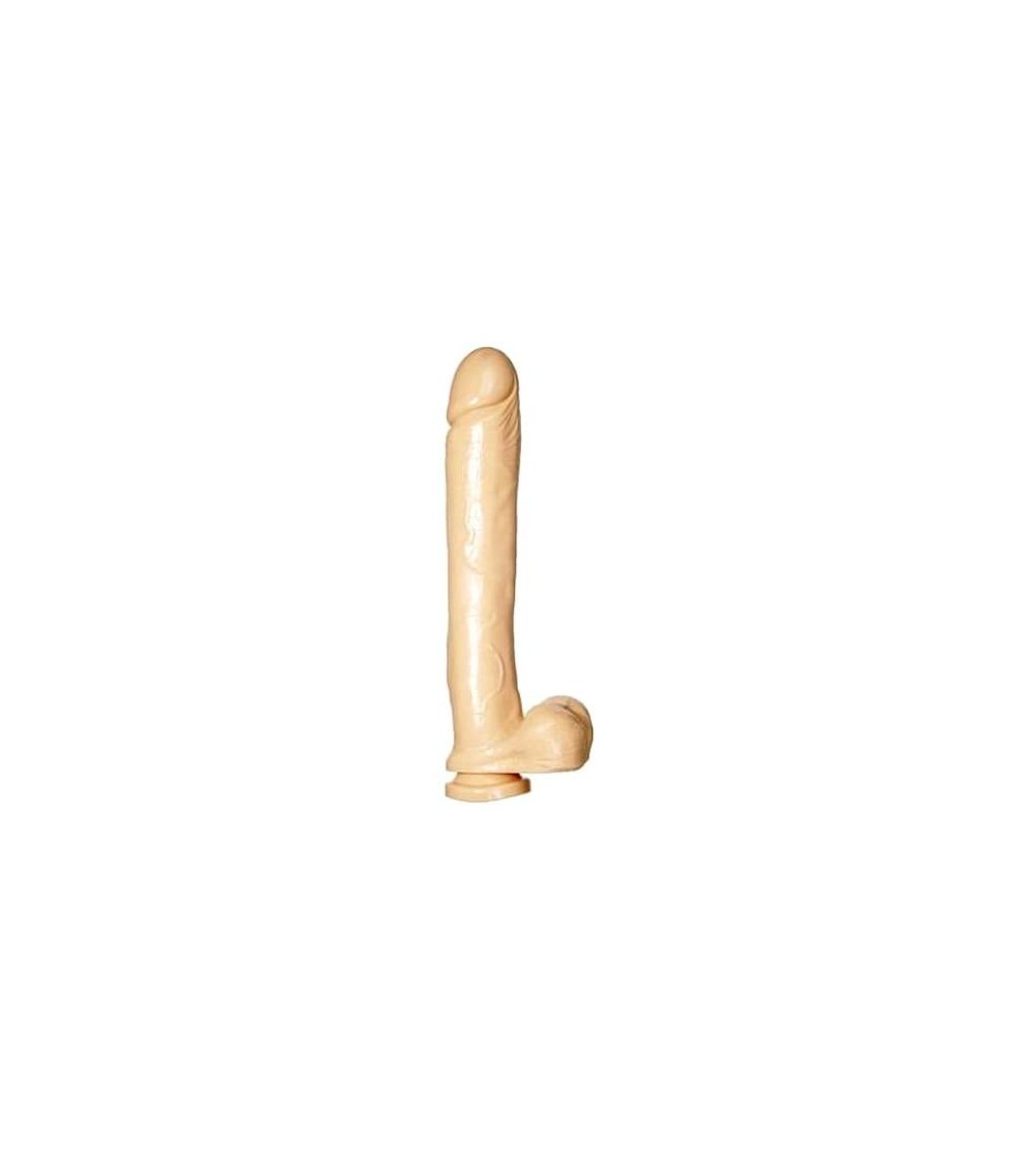 Dildos Dong 14 inch Flesh Dildo with Suction Cup - CZ11C4Q90M9 $24.00