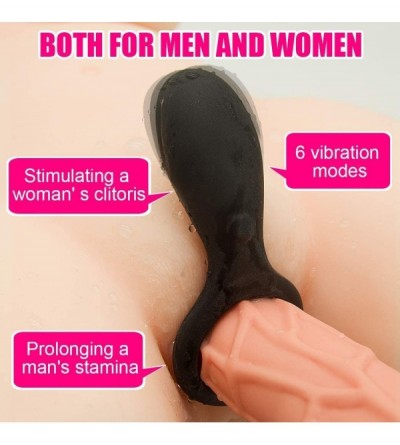 Penis Rings Unique Experience Waterproof Male Flexible Dual Cock Cook Ring-Rooster Vibranting Pennis Ring Vibrantor for Men C...
