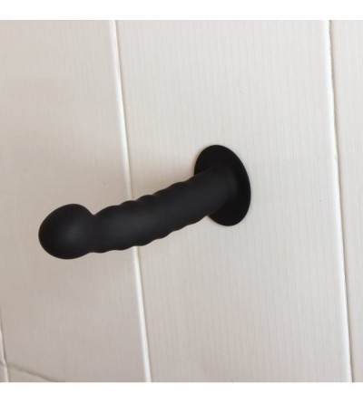 Vibrators Suction Cup Butt Anal Plug Prostate Massager - Body Safe Silicone - Best for Men- Women or Couples (Black) - Black ...