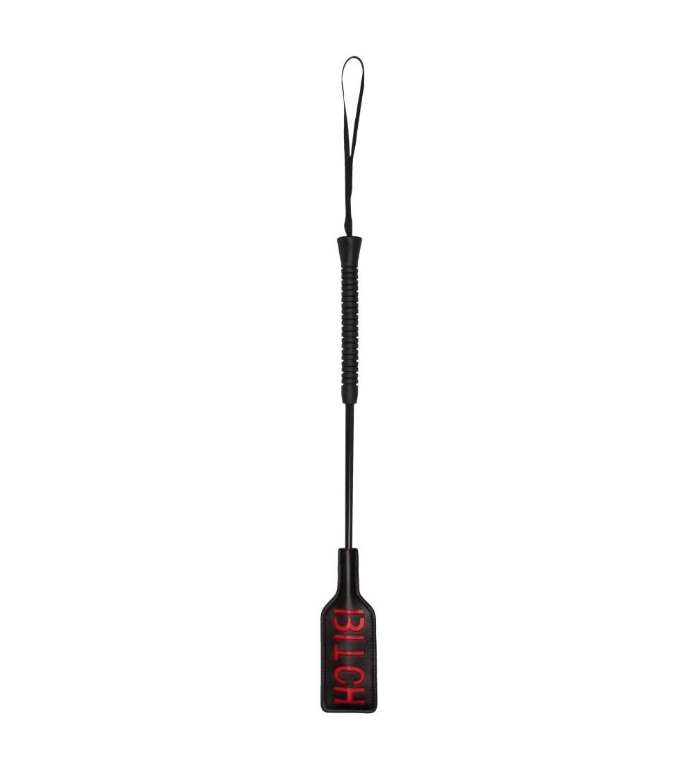 Paddles, Whips & Ticklers Crop Bitch Large Black - CV18WGY3D9W $10.76
