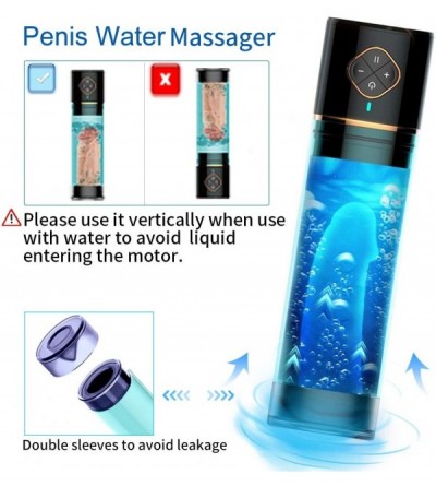 Pumps & Enlargers Automatic Penis Vacuum Pump with Masturbation Sleeve Male Sex Toys for Powerful Suction- 3 in 1 Rechargeabl...