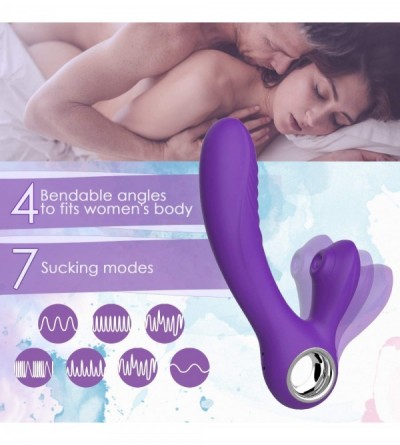 Vibrators G Spot Thrusting & Clitoral Sucking Vibrator- Enlove- Rabbit Vibrator with 7 Vibration Suction Modes for Anal Vagin...