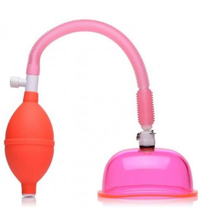 Pumps & Enlargers Vaginal Pump with 3.8" Small Cup- Pink - C118ORO7AD0 $21.45