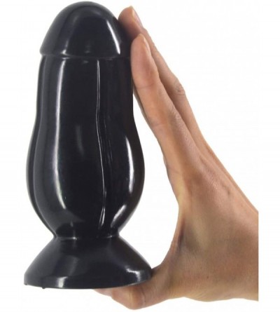 Anal Sex Toys Anal Plug Sex Toys Strong Suction Cup Hand-Free Women Men Masturbation Couple Flirt Tools(Black) - Black - C418...