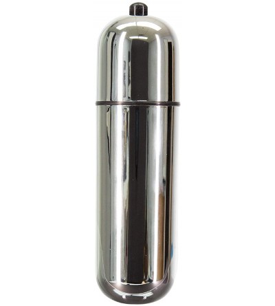 Vibrators Large Size Vibrating Bullet- 6-Inch-Long- Battery Operated Vibrator- Silver Color - Silver - C718UUMY7RH $21.10