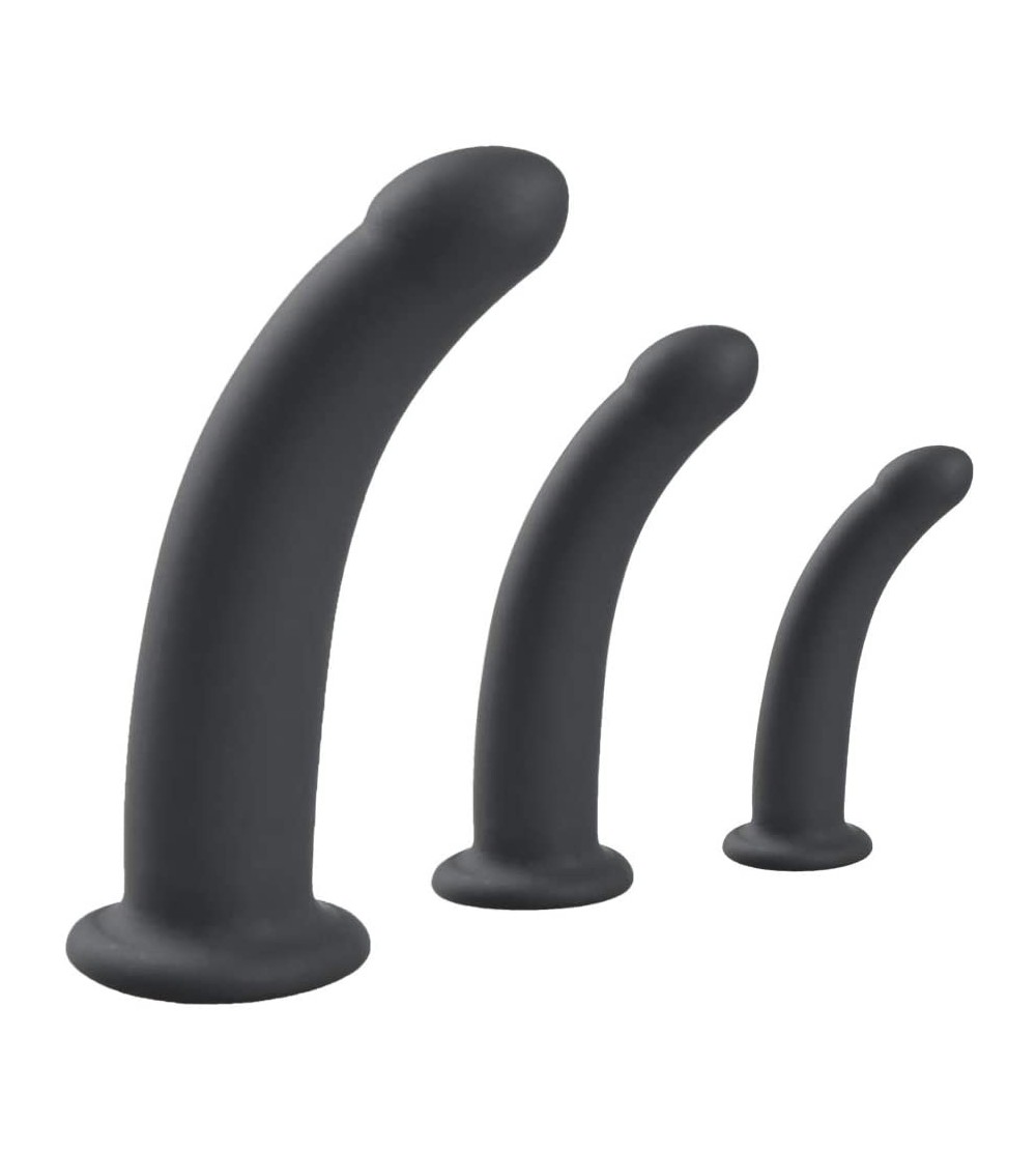 Anal Sex Toys Butt Plug Trainer Kit- Pack of 3 Silicone Straight-in Anal Plugs Prostate Massage Sex Toys for Beginners Experi...