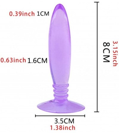 Anal Sex Toys 6Pcs/Set Medical Silicone Dǐldó Probe Pl-ǔg Bǔ-tt Pluck Insěrt Mǎssagěr for Beginner Kit Couples Sě-x Tǒys - C5...