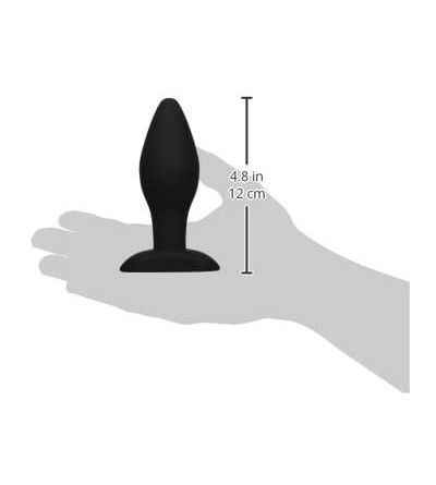 Anal Sex Toys Anal Fantasy Medium Silicone Plug Kit- 4.25 Inch- Black - CK11FVXZQ9N $10.89