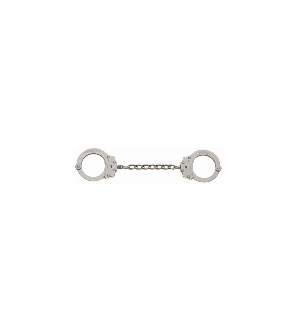 Restraints Company Chain Link Handcuff (6-Inchs Between Cuffs)- Nickel Finish - CY11BPI9WWZ $30.50