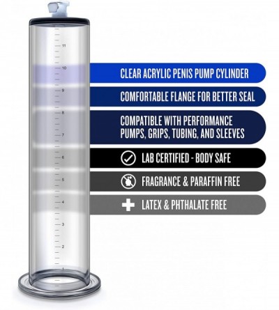 Pumps & Enlargers Performance Acrylic Penis Pump Cylinder- 2.5 Inch x 12 Inch- Sex Toy for Men- Crystal Clear - CP18OQERZA7 $...