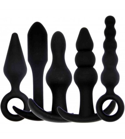 Anal Sex Toys Silicone Handheld Massagers Anal Plugs Sex Product 6pcs/Set - CC18HDIWE75 $26.31