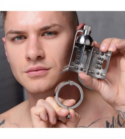 Chastity Devices Spiked Chamber Chastity Cage - CB1968IL3S8 $37.04