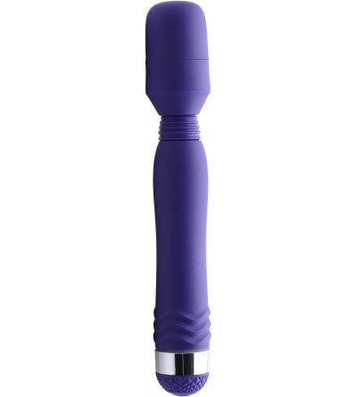 Vibrators Compact Wand Massager- Purple- Purple - C412G8ZPDNB $11.27