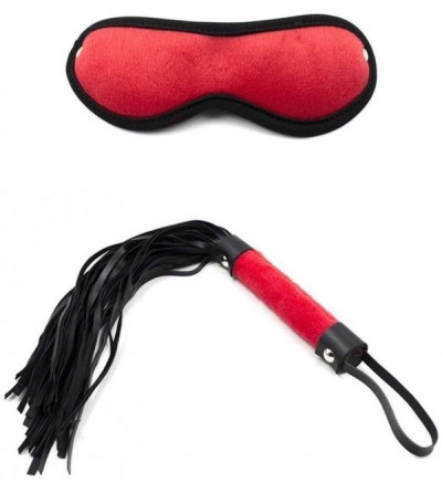 Restraints Bondageromance Kit for Couples Soft Red 12 Piece Bed Restraints for Sex Play Includes Fuzzy Hand Cuff - CS12IRUSSM...