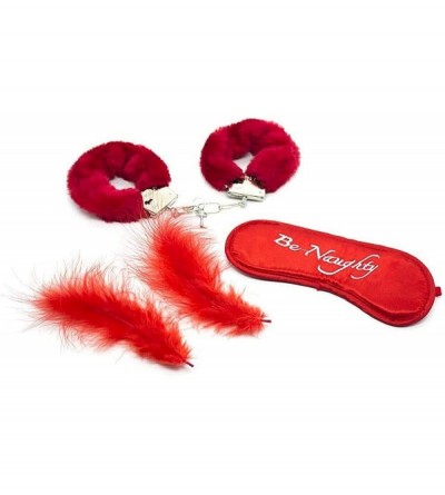 Blindfolds fun Toys Leather Handcuffs with Blindfold Flirting for sex play black - R1 - CF19CLKE5KR $12.72