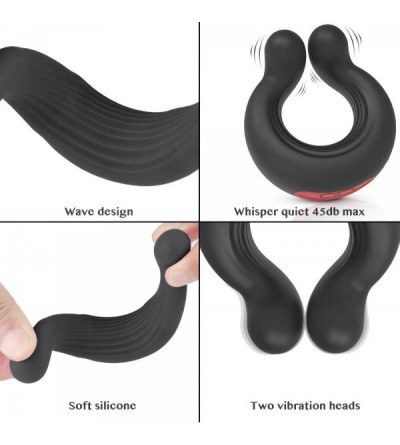 Penis Rings Penis Ring Vibrator Sex Toy with 9 Vibration Modes- Wireless Remote Control Silicone Material Waterproof Recharge...